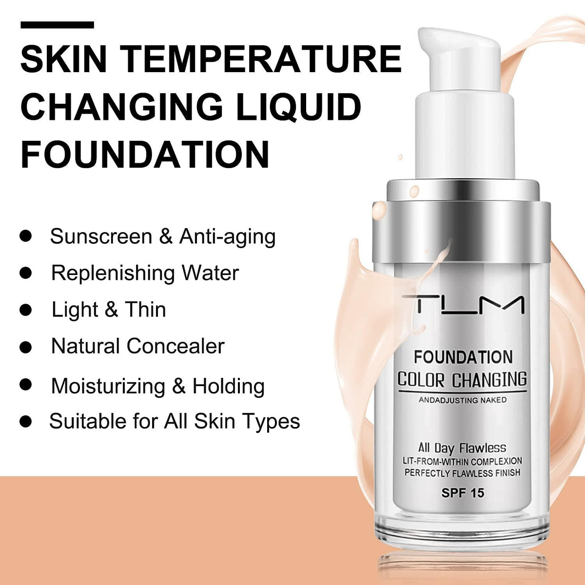 TLM™ Color Changing Foundation – TLM Color Changing Foundation